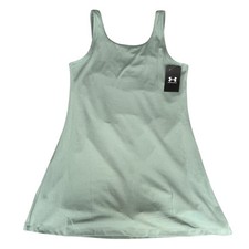 Under Armour NWT Womens Motion Dress Sage Green Built-in Bodysuit Performance
