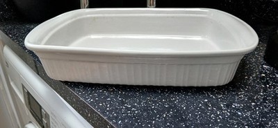 CORNINGWARE FRANZÖSISCH WEISS GROSSER BRÄTER