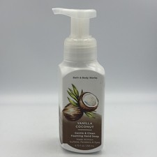 Bath Body Works Vanilla Coconut Gentle Foaming Hand Soap 8.75 Oz Shea Aloe NEW
