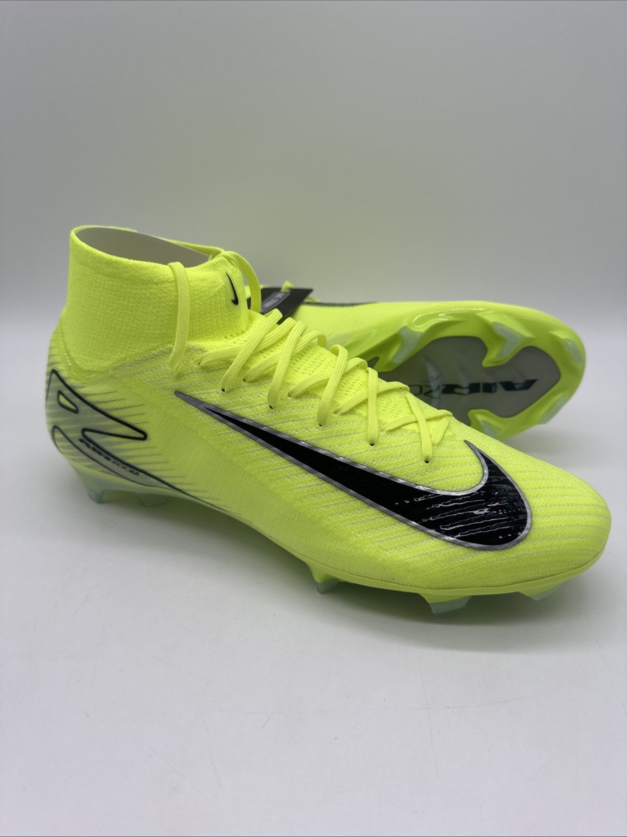 Nike Zoom Superfly 10‎ Elite FG Volt Black Soccer Cleats FQ1454-700 Mens Size 10 Nike Mercurial Superfly 10 Elite Firm-Ground High-Top Soccer  main image 4