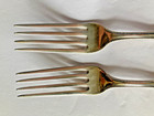 2 Gorham 7 “ Lancaster Rose Sterling Silver Dinner Forks 76+ grams Not Scrap! — photo 3