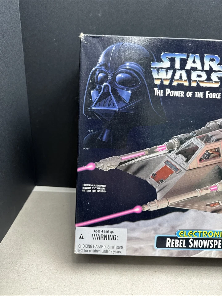 1995 STAR WARS Rebel Snowspeeder Power of the Force - Kenner electronic Sealed - Image 2 of 4