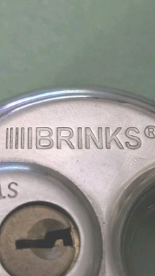 Brinks 60mm Discus Round Circular Lock w/key