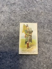 Player's Cigarettes Military Uniforms Card Gordon Highlanders Pipe Major