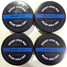  4 Pack Blue Sports Hockey Stick Wax- Sea Salt and Sage