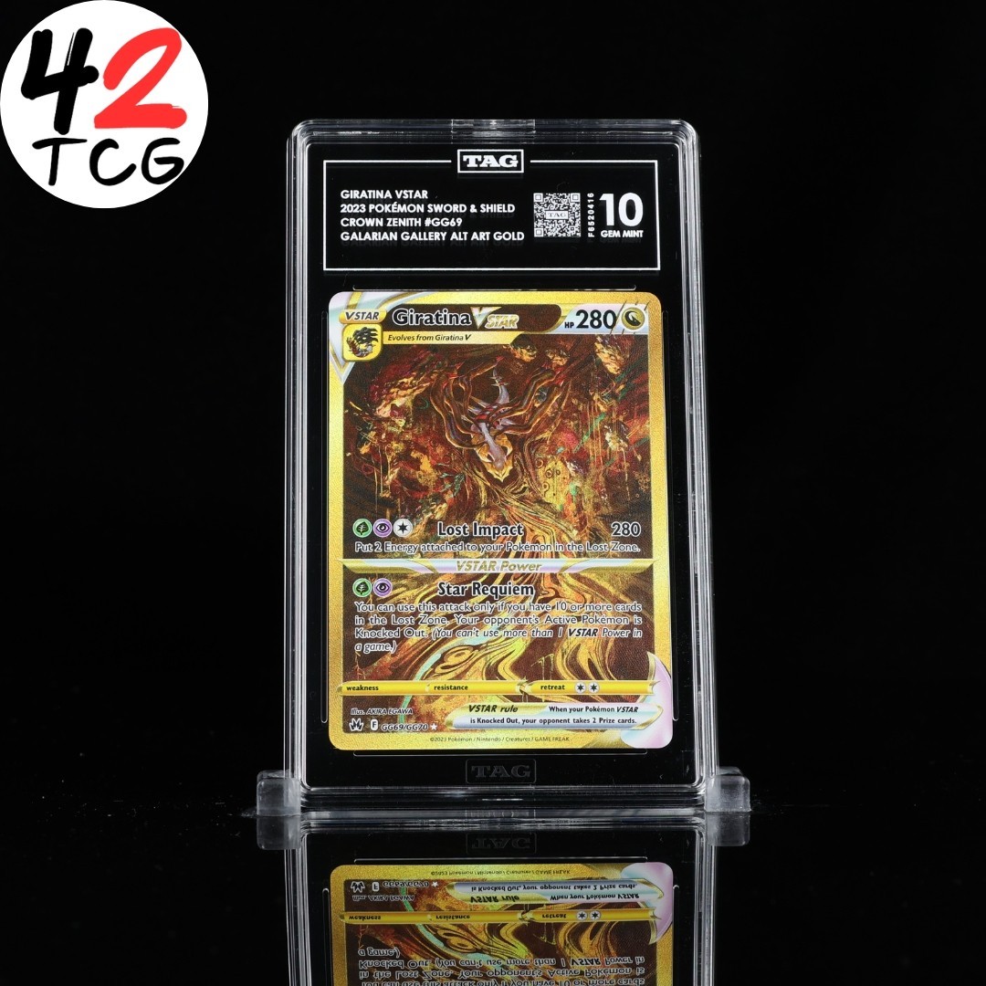 【美品】【Gemix 10 Gold】バオッキー Vstar TAG Gem Mint 10 Giratina VSTAR GG69/GG70 Pokémon Crown Zenith