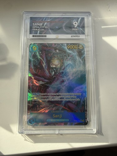 Sanji (Alternate Art) graded ACE 9 for sale on eBay