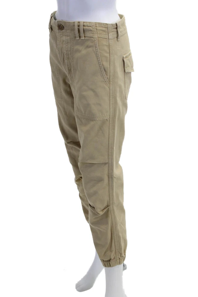 Citizens of Humanity Unisex Cargo Jogger Khakis Pants Beige 100% Cotton Size 24 - Image 2 of 4
