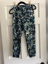 Sweaty Betty Women  s Floral The Super Sculpt 7/8 Leggings - Size M with Pocket