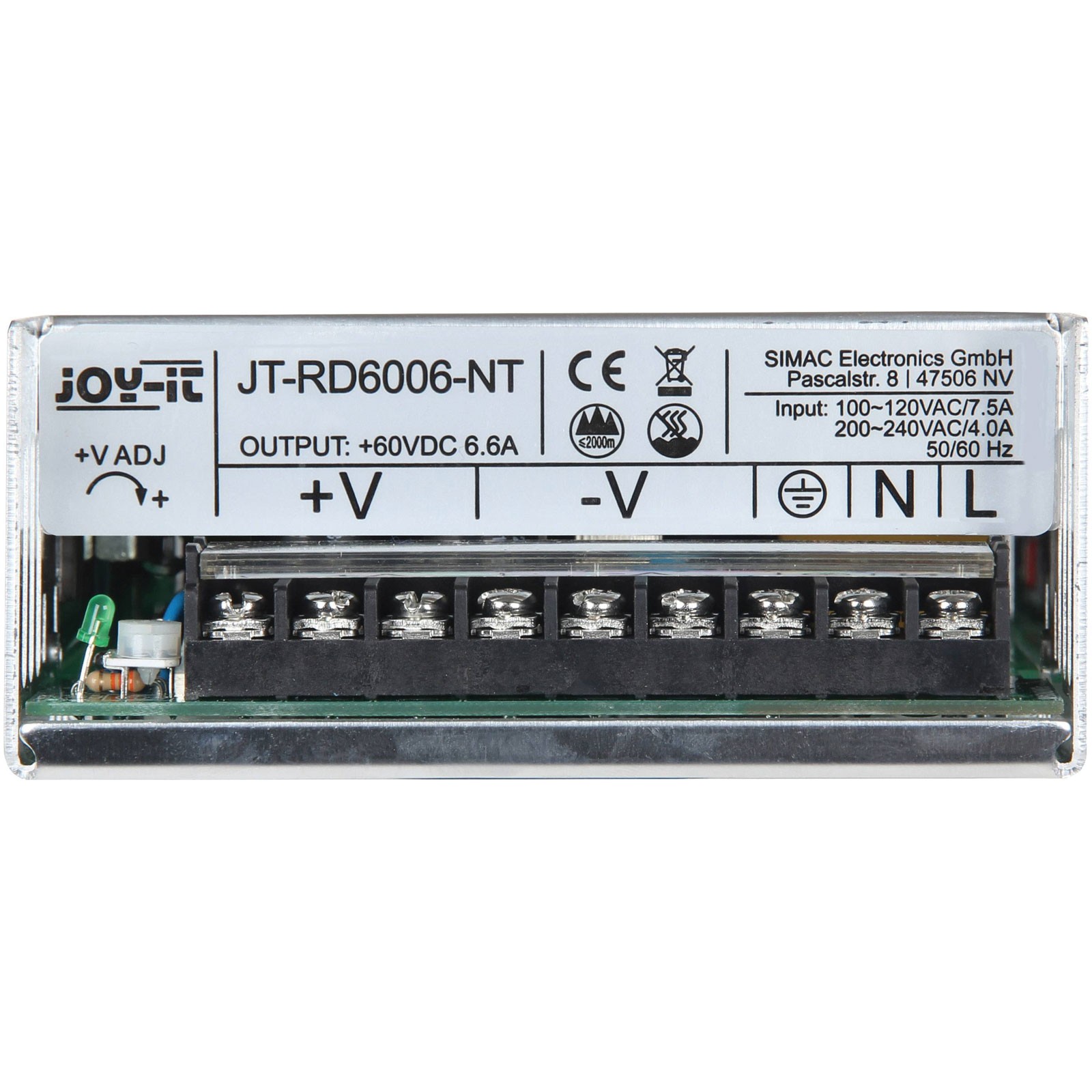 Joy-it jt- RD6006-NT industrial PSU 60V 6.6A 400W ideal for RD6006 power supply