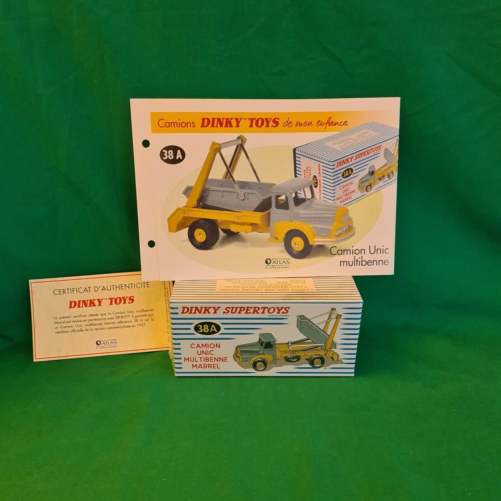 Camion Unic Izoard Multibenne Marrel d'Atlas l'émotion des jouets Dinky Super Toys de votre enfance