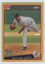 2009 Topps Chrome Gold Refractor 33/50 Hunter Jones #210 1s8