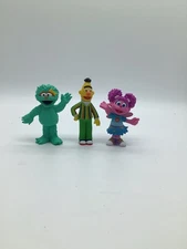 Seseame Street Just Play Figures Rosita, Bert And  Abby Cadabby  Cake Toppers