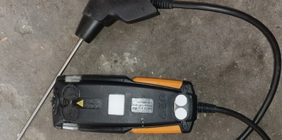 Testo 310 Gas and Combustion Analyzer with Probe, Professional Testing Equipment