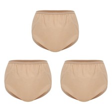 US Adult Waterproof Diaper Cover 3 - Pcs Set Leakproof Underwear for Casual Wear