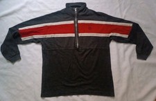 GIVENCHY Activewear Striped 1/4 Zip Track Jacket Men  s L Cotton Vintage   /113