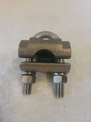 Bronze Ground Clamp, UC 105,  1/2'' Rod, 2/0 250