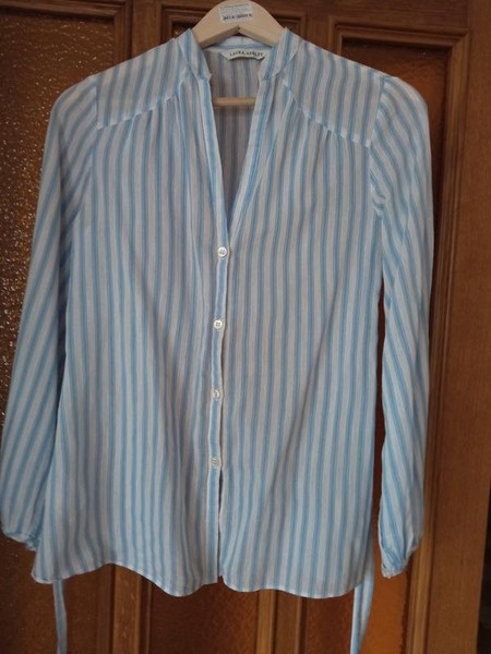 Women Laura Ashley Shirt White 36 / S / 44 #A3SC