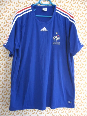 Maillot Equipe de France 2007 Entrainement Vintage Adidas Bleu Jersey - XL - Photo 1/4