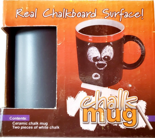 Kreidetafel Becher Tasse Keramik Personalisierbar Trinkgeschirr Versand am nächsten Tag - Bild 4 von 6