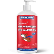 Premium Salmon Oil for Dogs Pure Norwegian Salmon Oil High in Omega 3 EPA ...