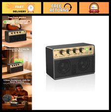 10W Mini Guitar Amplifier, Portable Bluetooth Amp with Headphone Jack, 6H Playti
