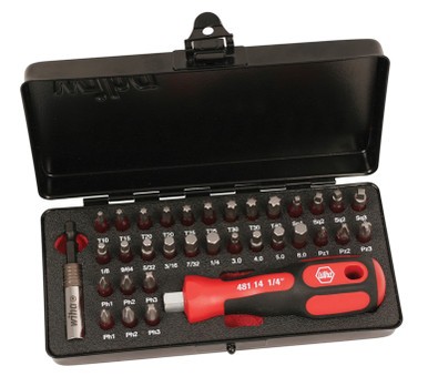 Wiha 76899 34 Piece MaxxTor Impact Bit Set