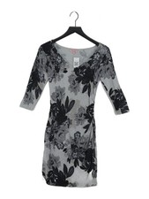 Phase Eight Wrap Mini Dress UK8 in Grey