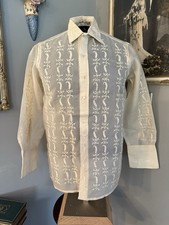 Filipino Barong Tagalog Vintage Organza Fancy Embroidery