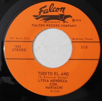 LYDIA MENDOZA Todito El Ano, Pueblito Viejo FALCON 45 NM latin