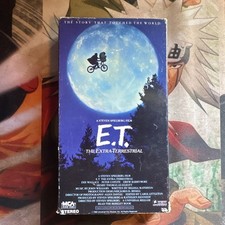 MCA Home Video E.T. the Extra-Terrestrial VHS 1982 PG CC NTSC w/ Slipcover