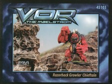 Ral Partha Miniature 45-103 Razorback Growler Chieftain Boxed Vor the Maelstrom