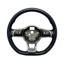 2015-2021 Volkswagen Gti Black Leather Steering Wheel W Control Switch Oem