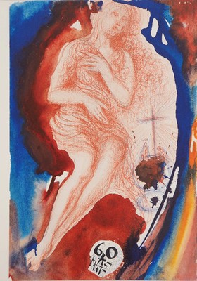 Salvador DALI: Weibliche Leidenschaft Lithographie
