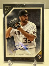2022 Topps Gallery - Rookie Autographs #RA-ZT Zach Thompson Pittsburgh Pirates