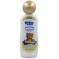 Ricitos de Oro Oatmeal & Vanilla Baby Body Wash & Shampoo 13.5 oz