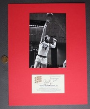 1973-77 Indiana University MVP Kent Benson signed autographed business card set-