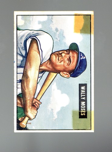 Wally Moses #261 1951 Bowman card