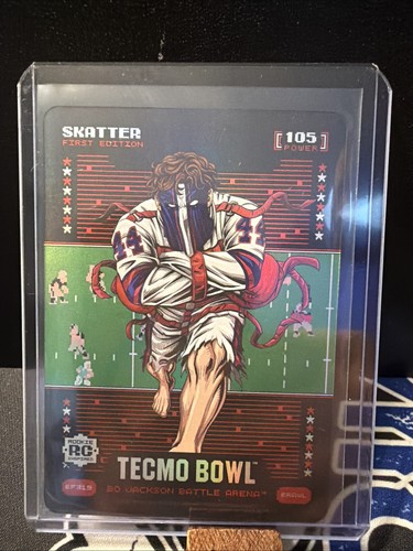 Bo Jackson Battle Arena Tecmo Bowl-Skater Foil (Cam Skattebo) RC #BF319