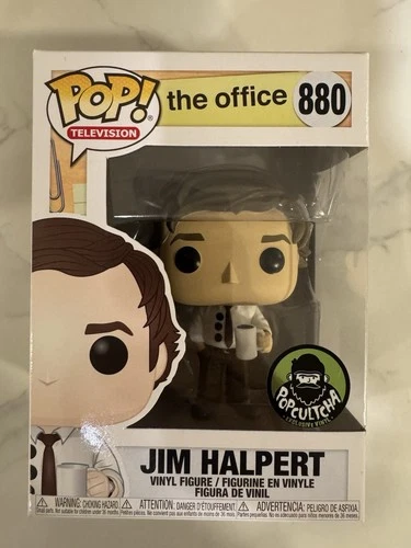 Funko Pop! - The Office: Jim Halpert (3 Hole Punch) 880 Popcultcha Exclusive
