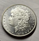 1878 MORGAN SILVER DOLLAR COIN SILVER UNCIRCULATED 7 FEATHERS