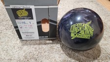 Storm Lightning Blackout Bowling Ball 1st Quality  16 Pounds  3.5-4" Pin