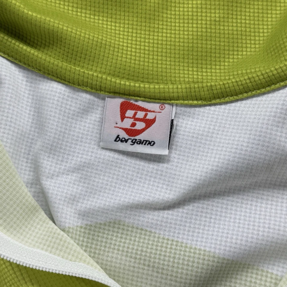 Maglia Ciclismo BERGAMO Camisa Bicicleta Grande Jersey Verde Foto 2 de 4