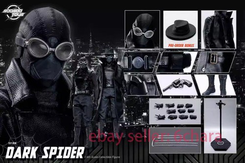 Soosootoys SST018 黑蜘蛛 1/6 比例可动人偶现货 - 第 1/4 张图片