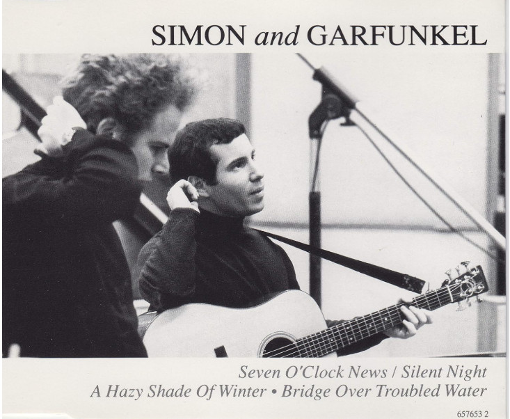 MUSIC CD SINGLE Simon and Garfunkel - Seven O'Clock News/Silent Night
