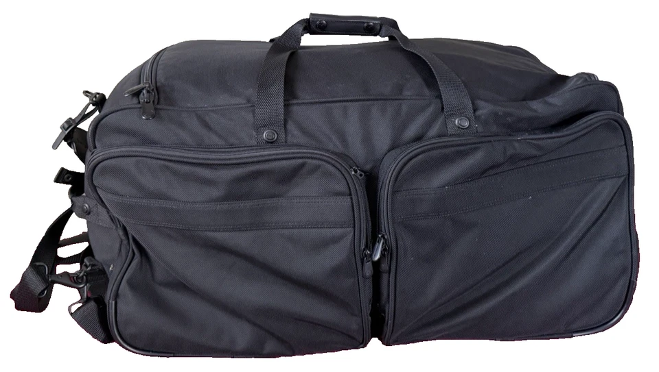 Briggs & Riley Black 30” Wheeled Duffel Travel Bag – Clean Interior, Durable - Image 2 of 4