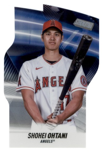 2022 Shohei Ohtani Topps Stadium Club Triumvirates #T-18 Angels Dodgers