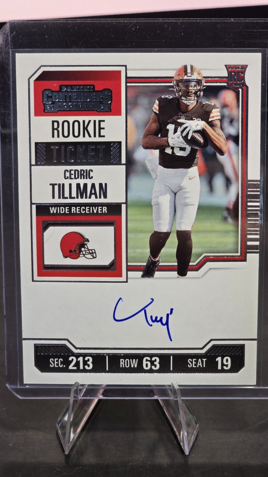 2023 Contenders Rookie Ticket Cedric Tillman RC Auto Browns🔥🏈🔥