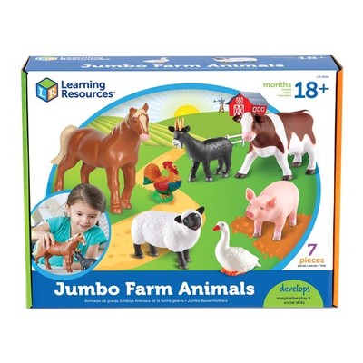Learning Resources Jumbo Bauernhoftiere fantasievolles Spielen 18 Monate+