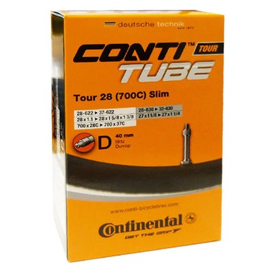 Continental Schlauch Conti 28x1.10-1.40Z 28-37/622-642 D40 - Fahrradschlauch